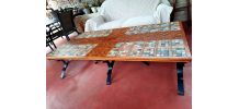 Table basse fer forgé