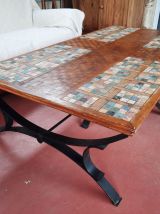 Table basse fer forgé