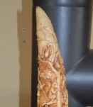 CORNE RESINE (décor singe -afrique-foret ) 