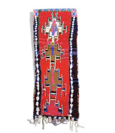 tapis berbere boucherouite 80x250 Cm