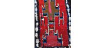 tapis berbere boucherouite 80x250 Cm