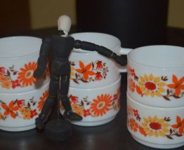 Tasses Arcopal fleurs