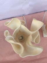  Lampes drapées vintage style Georgia jacob en plastique 