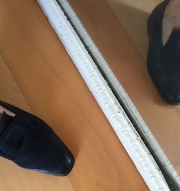 Chaussures vintage, mocassins vintage véritable, bleu marine