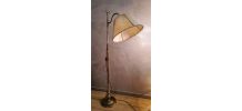  Lampadaire, liseuse 1970 a 80 en laiton brossé et vernis 15