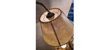  Lampadaire, liseuse 1970 a 80 en laiton brossé et vernis 15