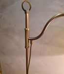  Lampadaire, liseuse 1970 a 80 en laiton brossé et vernis 15