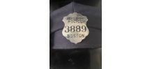 Véritable Casquette de Police BOSTON USA 1950 avec badge