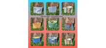 Pochettes Tissu / Jean issu de matériaux de récup'