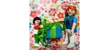 Cadre Playmobil turquoise, personnalisable, cadeau