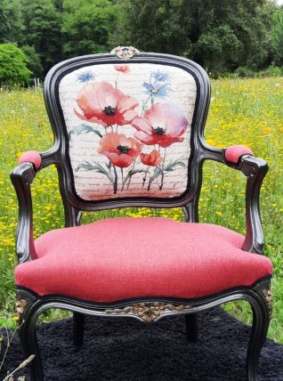 Fauteuil de style Louis XV 