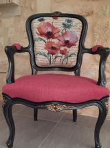 Fauteuil de style Louis XV 