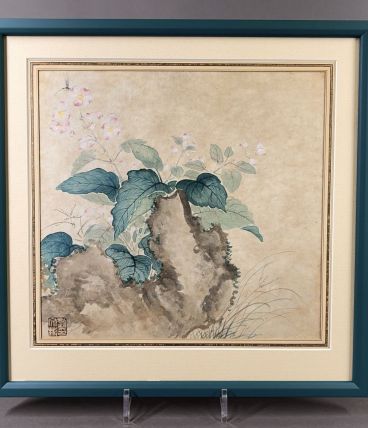 Ancienne Estampe chinoise floral