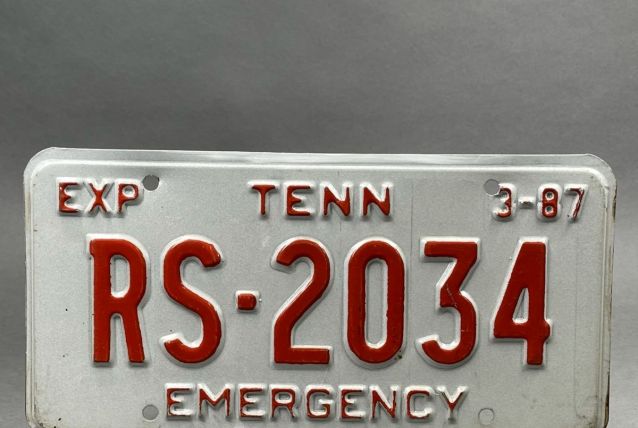 Plaque d'immatriculation USA Tennessee