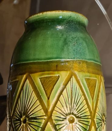 vase art deco espagne  non signé 28x14