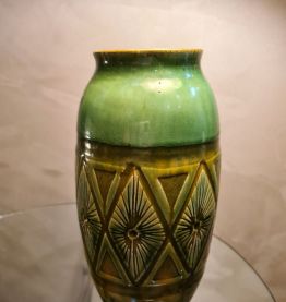 vase art deco espagne  non signé 28x14