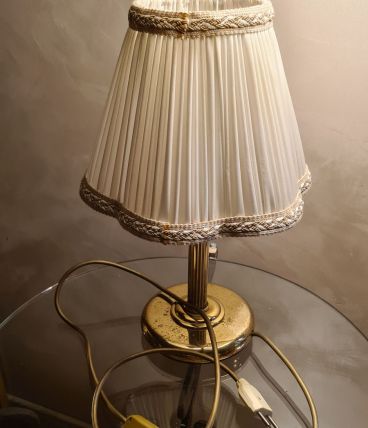 lampe de chevet laiton  1950   28x12