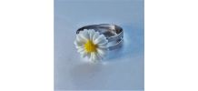 Parure enfant, bague réglable et boucle d'oreilles