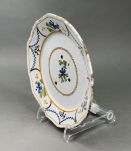 Assiette faience Nevers XVIIIème siècle