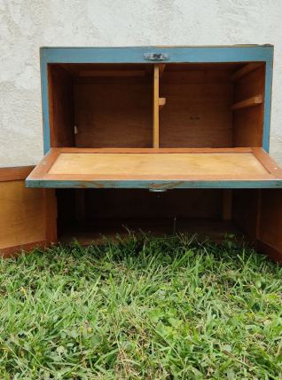 Meuble de rangements bleu anthracite