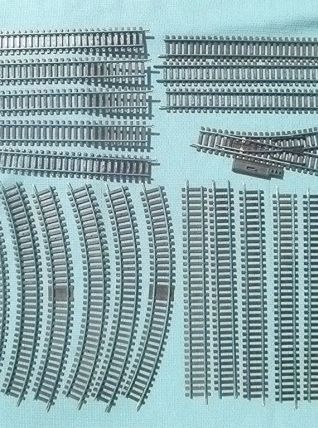  Lot de rails JOUEF , vintage