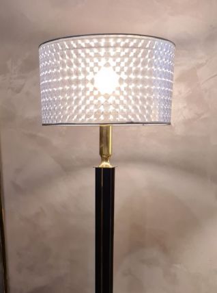 lampadaire moderniste 1970   style de luxe  black et doré 38