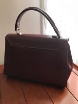sac à main bordeaux vintage