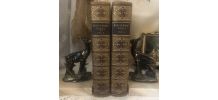 Paire de serre livres biches en régule 