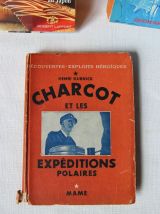 Lot de 3 livres  aventurier(e)s CHARCOT EXP POLAIRES,  AVION