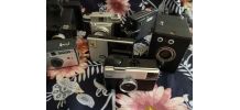 LOT appareils photos caméra et objectif collection 