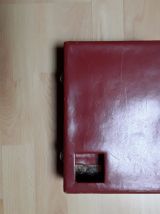 Trousse toilette vintage en cuir