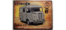 Plaque métal Citroën HY