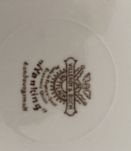 plat à gâteau années 50