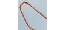 Collier dinosaure orange, Tricératops, fille, garçon