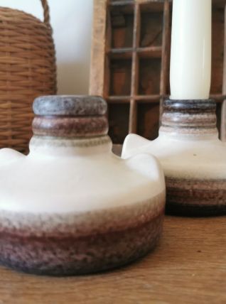 Bougeoirs en céramique 