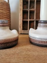Bougeoirs en céramique 