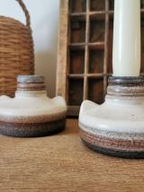 Bougeoirs en céramique 