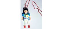 Collier Playmobil, prénom personnalisable