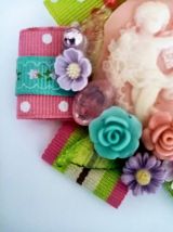 Broche camée sur rosace, broche victorienne