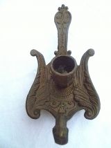 bougeoir en laiton , cygne , vintage