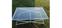  table basse verre john lewis alice coffee table134x h44x70