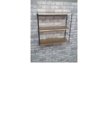 Etagere string vintage style tomado, 1960 ,49x49. Montants n