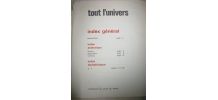 lot de 21 volumes Tout l'univers