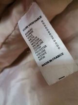Veste cuir courte marron foncée