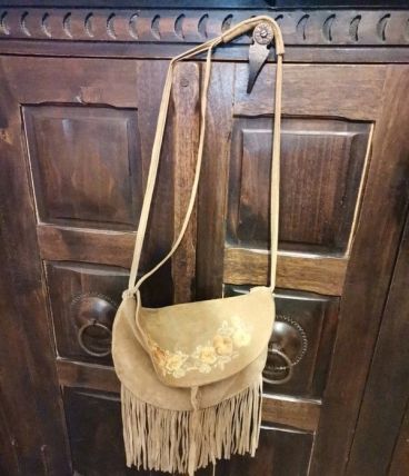 Sac en daim  style Bohème