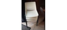Grand table avec 4 chaises maternelle année 70