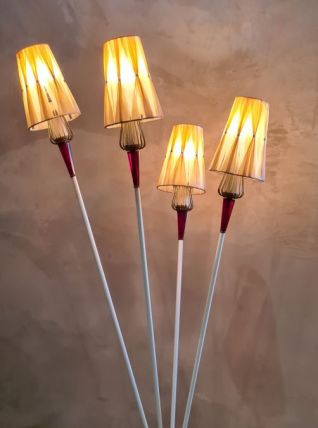 Lampadaire par René Mathieu pour Lunel, France, 1950s