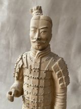 Guerrier de Xian en terre cuite.