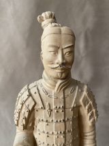 Guerrier de Xian en terre cuite.