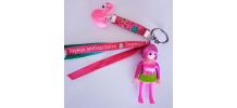Porte clé Playmobil "anniversaire", bijou de sac